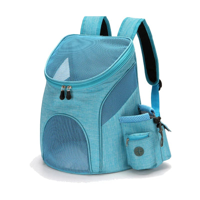 Outdoor Pet Travel Double Backpack Foldable Cat And Dog Pet Box Pet Supplies Travel Fashion Pet Carrying Front Bag