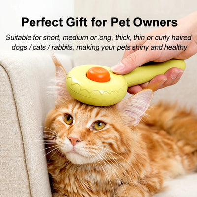 Hamburger Cat Brush Comb Avoid Hairball Loose Hair Remover For Cats Kitten Pet Product Cat Accessories Supplies for Dropshipping