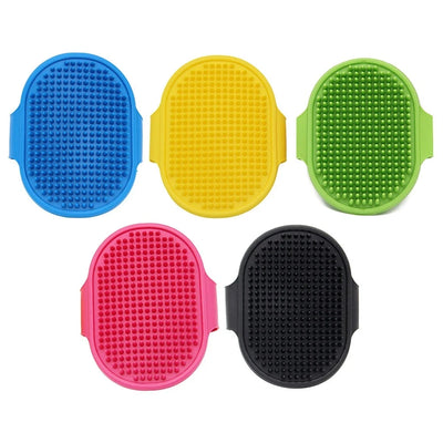 Pet Silicone Bath Brush Hair Grooming Massage Tool Cat Dog Soft Bathroom Washing Gloves Pet Accessories